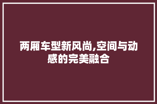 两厢车型新风尚,空间与动感的完美融合 车灯配件