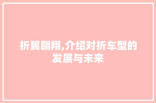 折翼翱翔,介绍对折车型的发展与未来