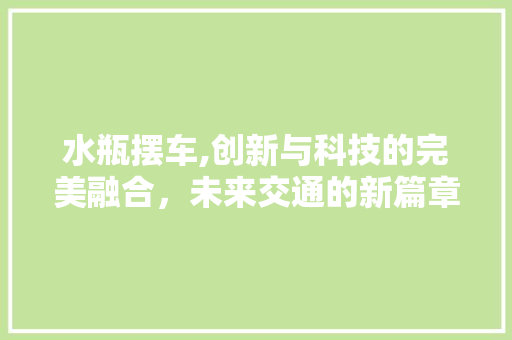 水瓶摆车,创新与科技的完美融合，未来交通的新篇章