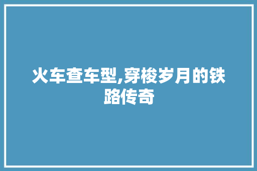 火车查车型,穿梭岁月的铁路传奇 车灯配件