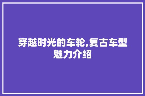 穿越时光的车轮,复古车型魅力介绍