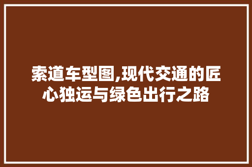 索道车型图,现代交通的匠心独运与绿色出行之路