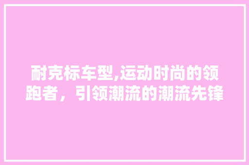 耐克标车型,运动时尚的领跑者，引领潮流的潮流先锋