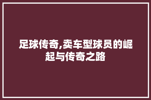 足球传奇,卖车型球员的崛起与传奇之路