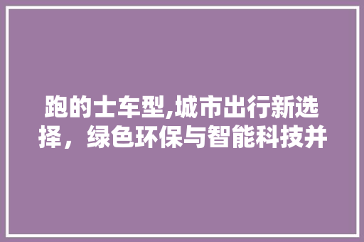 跑的士车型,城市出行新选择，绿色环保与智能科技并存