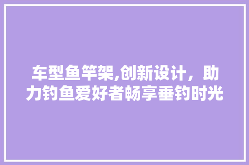 车型鱼竿架,创新设计，助力钓鱼爱好者畅享垂钓时光