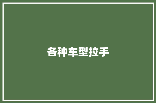 各种车型拉手