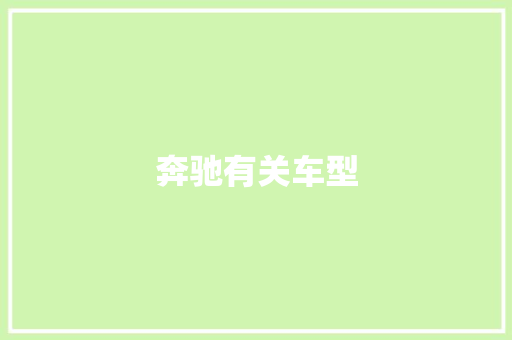 奔驰有关车型
