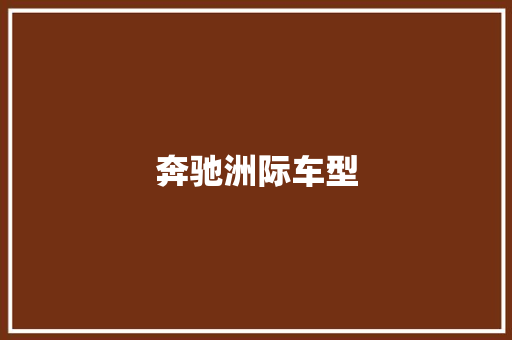 奔驰洲际车型