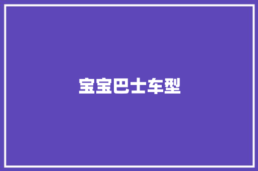 宝宝巴士车型