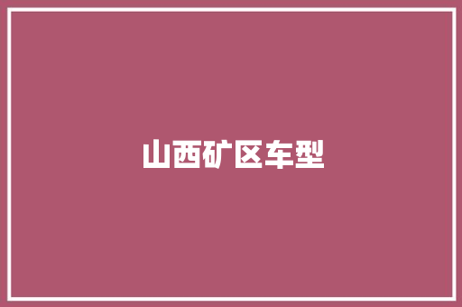 山西矿区车型 车灯配件