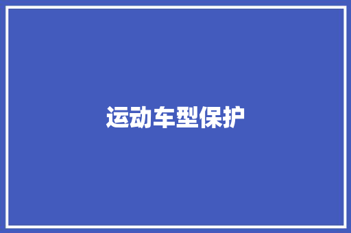 运动车型保护