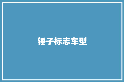 锤子标志车型