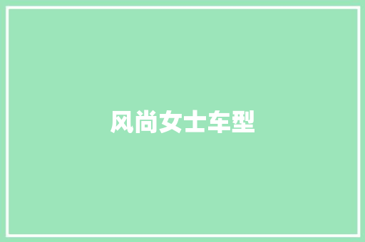 风尚女士车型
