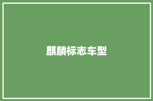 麒麟标志车型 变速箱配件