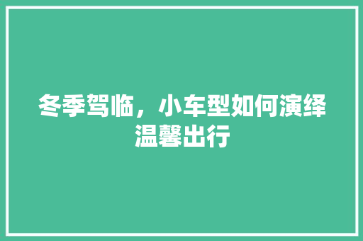 冬季驾临，小车型如何演绎温馨出行