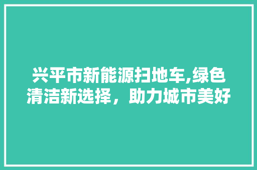 兴平市新能源扫地车,绿色清洁新选择，助力城市美好未来