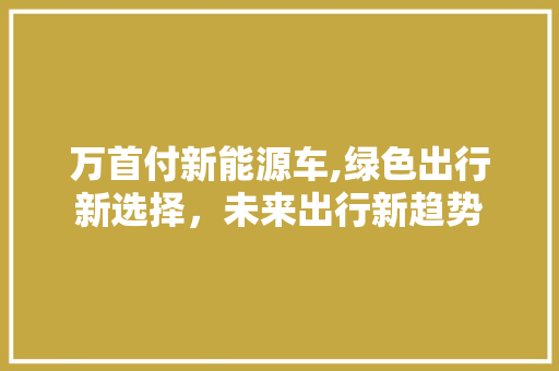 万首付新能源车,绿色出行新选择，未来出行新趋势 底盘配件
