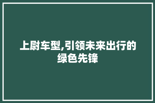 上尉车型,引领未来出行的绿色先锋 车灯配件